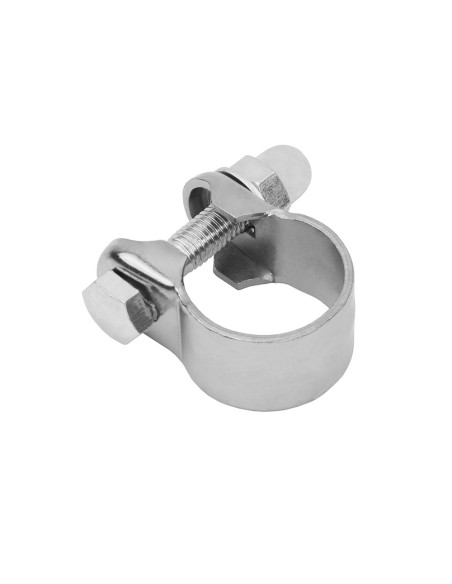Steel Seatpost Clamp Outer Diameter 28.6mm Chrome.